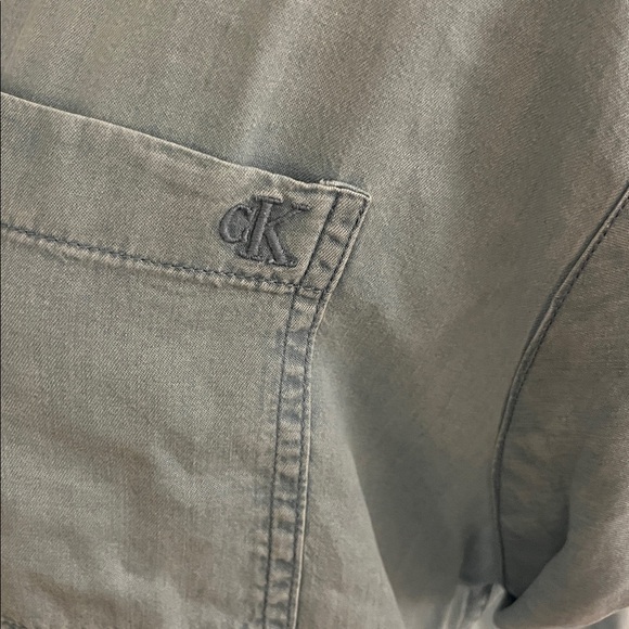 Calvin Klein Light Blue Button Down Shirt - Picture 7 of 11